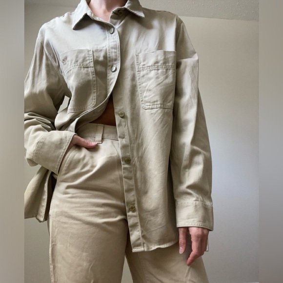 Aritzia TNA Workwear Canvas Jacket - Picture 2 of 12